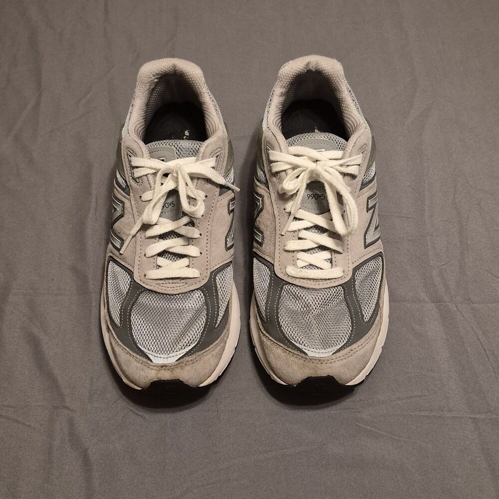 New Balance 990v5 Men 9.5 Women 11 Gray Castlerock Walking Shoes Sneaker W990GL5